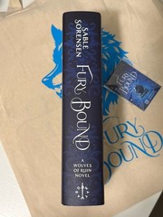 Signed fury bound by sable Sorensen- Waterstone edition w/ pin & tote