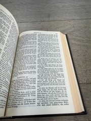 Vintage 1967 Die Bibel Martin Luther National Bible Press Black HC German USA