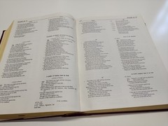 1972 THE HOLY BIBLE in Four Translations Parallel Edition LARGE Hardcover