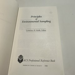 Principles of Environmental Sampling by Keith, Lawrence H.