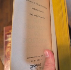 Bargain DAW Book Lot 5 Sci-Fi Paperbacks for $25 Vintage Good Condition