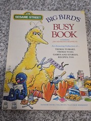 A1 Sesame Street Big Bird’s Busy Book Staring Jim Henson’s Muppets 1975 Vintage