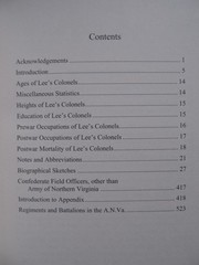 ROBERT E. LEE’S COLONELS – MOST COMPLETE VERSION – BRAND NEW – CIVIL WAR ROSTERS