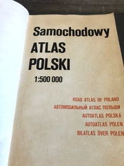 Samochodowy Atlas Polska 1:500 000 – US seller, Charity Consignment