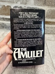 The Amulet by Michael McDowell Avon Books Paperbacks from Hell Vintage Horror
