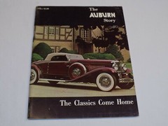 The Auburn Story – The Classics Come Home 1972 Book Kroemer Cord Duesenburg ACD