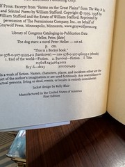 „The Dog Stars” by Peter Heller Knopf 1st US Edition / 1st Printing HC 2012