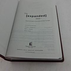 The Expanded Bible – Chestnut, Leathersoft, 2011 Thomas Nelson **BRAND NEW**