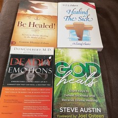 Religious Books On Healing Set Of 4 All Different Authors