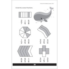 School Zone Make Fractions Workbook: 48 Pages, 1st Grade, 2nd Grade,…