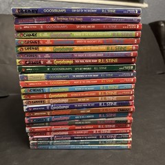Goosebumps Lot of 23 Books by R.L. Stine Vintage Horror Series Mixed Titles