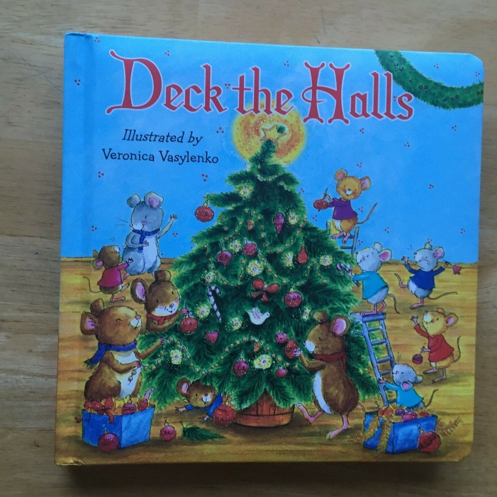 Deck the Halls illustrated by Veronica Vasylenko (Board Book)