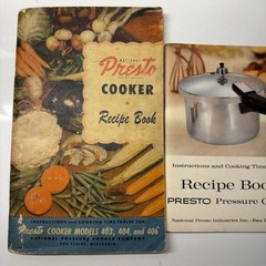Presto Pressure Cooker Recipe Books Lot – Models 403 404 406 & 1960s VTG Manuals