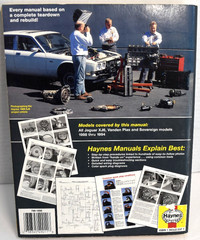 Jaguar XJ6 1988 thru 1994 All Models Repair Manual Haynes 49011 *VERY GOOD*