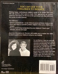 Assertive Discipline for Parents by Lee Canter, Marlene Canter (Paperback, 1988)