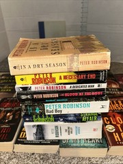 Huge Lot (25) Peter Robinson Books Inspector Banks Hardback & Paperback