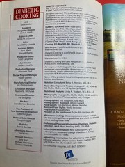 Diabetic Cooking Recipes Magazine 2007 Sep/Oct 84 PAGES
