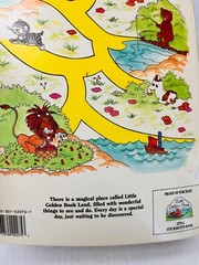Vintage Little Golden Book Land Sticker Fun Book New Unused 1989 Western BIN 65