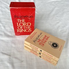 THE LORD OF THE RINGS by J.R.R. Tolkien 1965 3 Volume Box Set 2nd Ed 1st Print