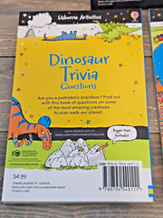 LOT (3) Usborne Trivia Questions Books – Animal Dinosaur General Knowledge – NEW