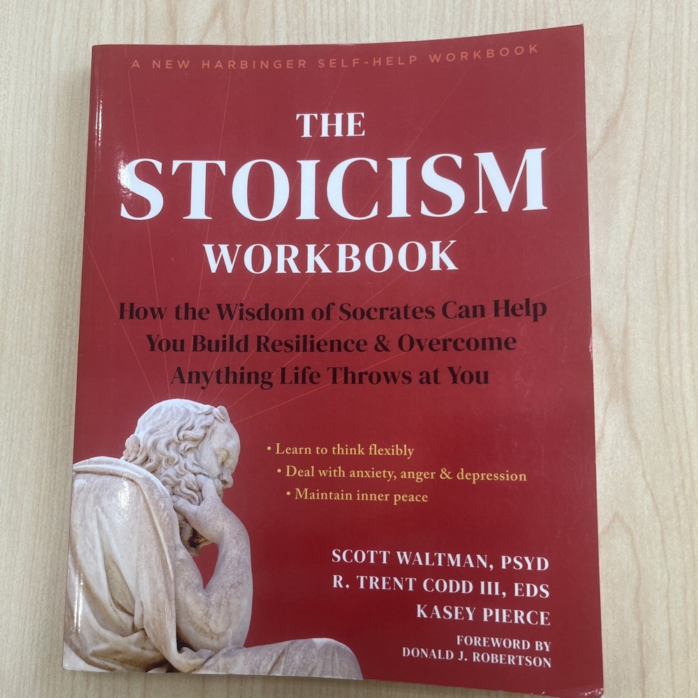 The Stoicism Workbook: How the Wisdom of Socrates Build Resilience – GOOD -CLEAN