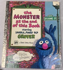 Vintage Sesame Street Hardcover Books Lot of 3 Grover Monster Bert 1972 CTW