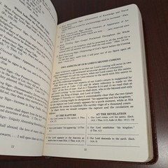OPEN BIBLE PROPHECY EDITION HOLY BIBLE KJV GENUINE LEATHER GODS NEWS BEHIND NEWS