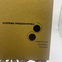 Vintage 1972 Systems Programming John J Donovan McGraw-Hill Gold HC Signed MIT