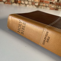 KJV, AMPLIFIED, Side-by-Side BIBLE, LARGE PRINT, IMITATION Zondervan