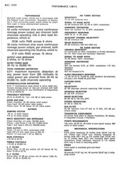 MCINTOSH MAC 1900 AM FM Stereo Receiver Service Information Manual – WIRE BIND