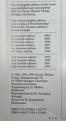 Color Atlas of Dental Medicine: Periodontology by Rateitschak, Wolf & Hassell HC