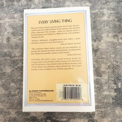 Every Living Thing Cynthia Rylant S.D. Schindler Children’s Animal Short Stories