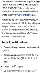 THE FAMILY ALBUM OF WILD AFRICA By Laurent Baheux – Hardcover teNeues DAMAGED