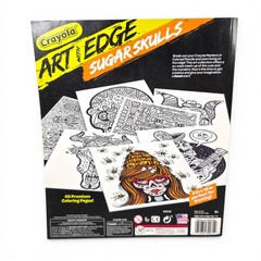 Crayola Art with Edge Sugar Skulls Coloring Book 40 Pages NEW