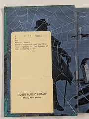 1968 Three Investigators #9 Mystery Screaming Clock Hitchcock Ex-Library HC