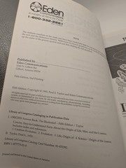 THE ILLUSTRATED ORIGINS ANSWER BOOK: CONCISE, By Paul S. Taylor