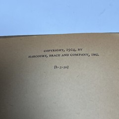 A Passage To India by E. M. Forster 1924 HC. Harbrace Modern Classic. Rare Ed.