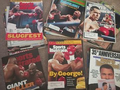 Lot of 25 Vintage BOXING Sports Illustrated Magazines Sugar Ray v Marvin Hagler