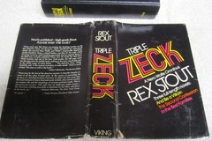 4 Rex Stout Royal Flush BCE Nero Wolfe Omnibus Vtg HCDJ Viking 1965 DJ 3 Aces +