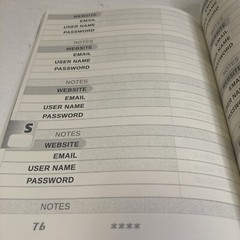 She Forgot She Tried To Remember But She Couldn’t PB 138 Pages Alphabet Tabs Wa