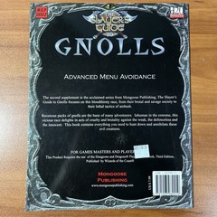 The Slayer’s Guide to Gnolls: Advanced Menu Avoidance by Matthew Sprange Book