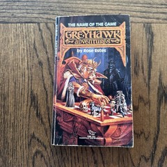 TSR Novel Greyhawk #6 – The Name of the Game by Rose Estes G Greyhawk Adventures