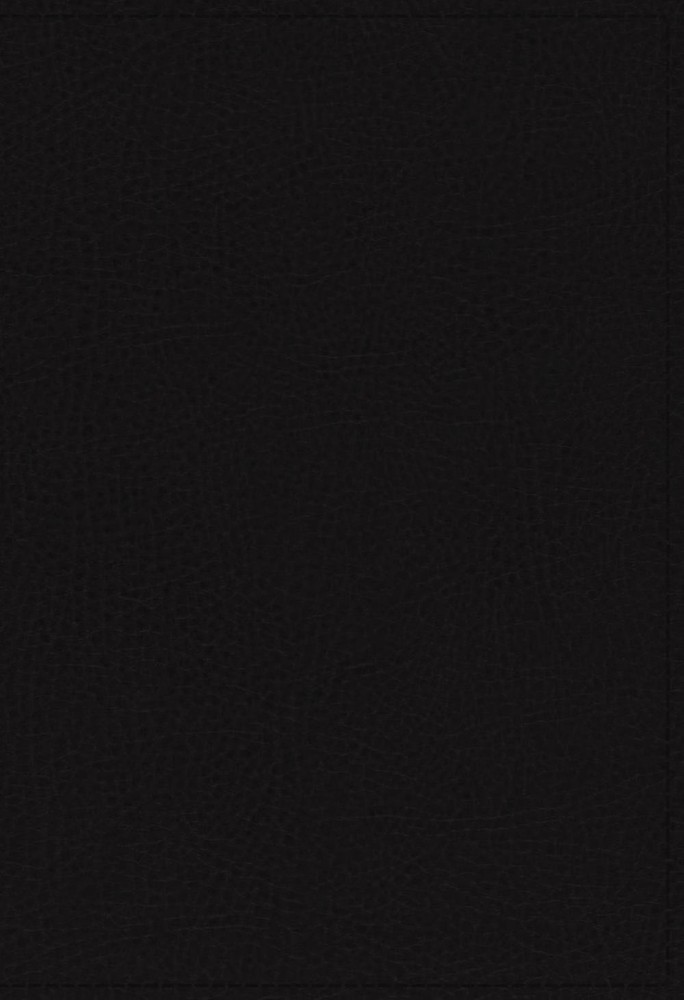 NKJV Study Bible, Premium Bonded Leather, Black, Thumb Indexed, Comfort Print: T