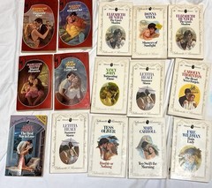 Lot Of 15 Silhouette Vintage Romance Books Desire 1980s