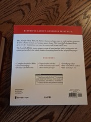 Amplified Bible XL Edition ~Retail $52.99~ Burgundy Leathersoft LARGE PRINT 12.5