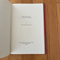 Space, Time and Crisis: The Theatre of René Marqués – Bonnie Hildebrand Reynolds