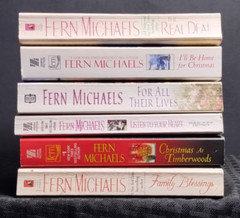 Fern Michaels Lot 6 PB Books Christmas Timberwoods Family Blessings Mixed Titles