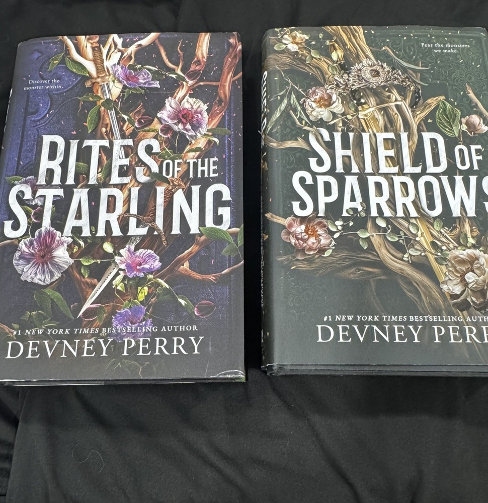 Shield of Sparrows Hardcover Rites of The Starling Hard Cover Book Set Lot of 2