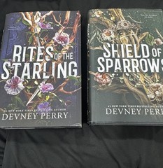 Shield of Sparrows Hardcover Rites of The Starling Hard Cover Book Set Lot of 2