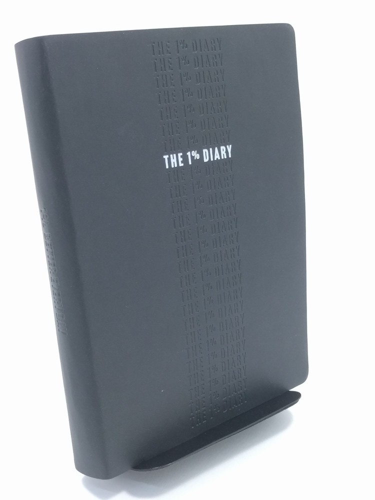 The 1% Diary Black Soft Cover Faux Leather (Undated)